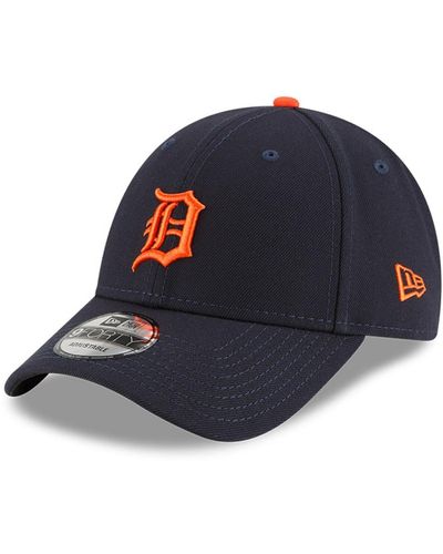 KTZ Detroit Tigers Road Team The League 9forty Adjustable Hat - Blue