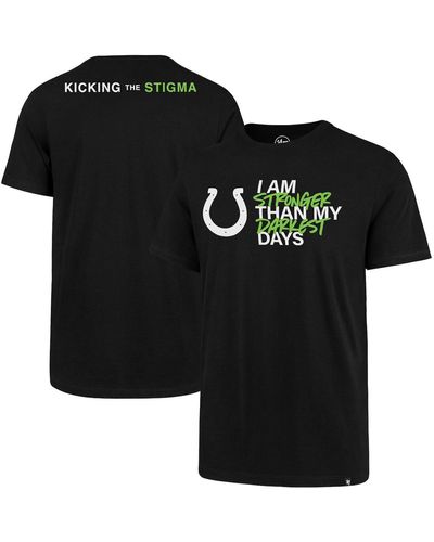 '47 Indianapolis Colts Kicking The Stigma T-shirt - Black