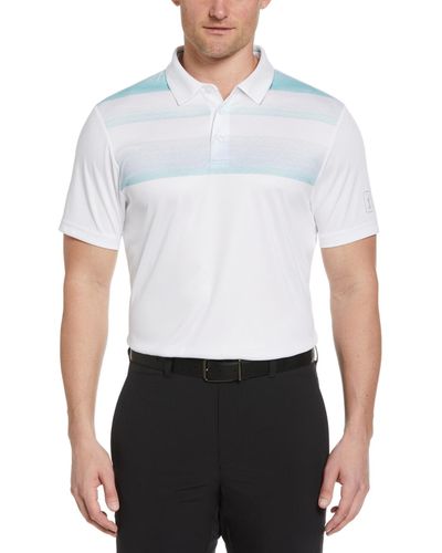 PGA TOUR Stitched Chest Block Polo Shirt - White