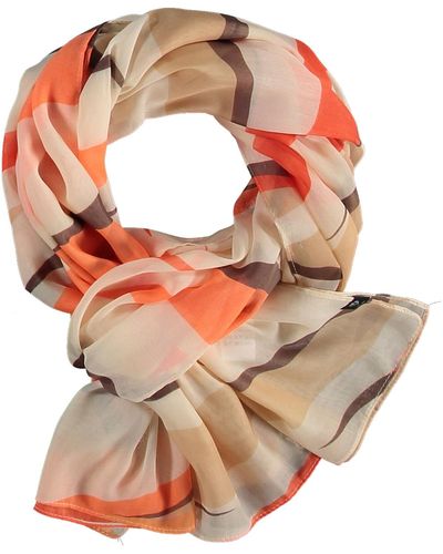 Fraas Graphic Stripes Scarf - Pink