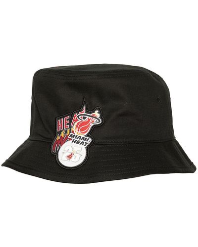 Mitchell & Ness Miami Heat 25th Anniversary Bucket Hat - Black