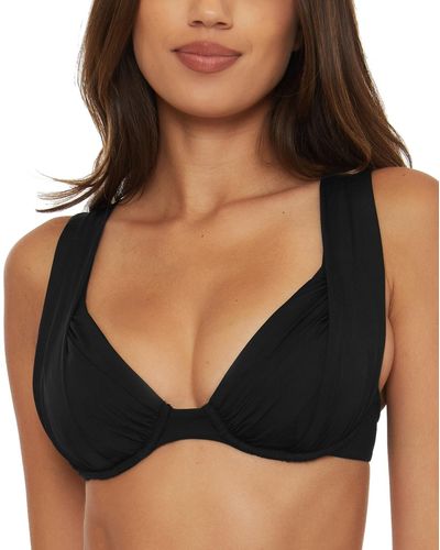 Becca Color Coder Convertible Underwire Bikini Top - Black