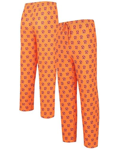 Concepts Sport Tampa Bay Buccaneers Gauge Throwback Allover Print Knit Pants - Orange