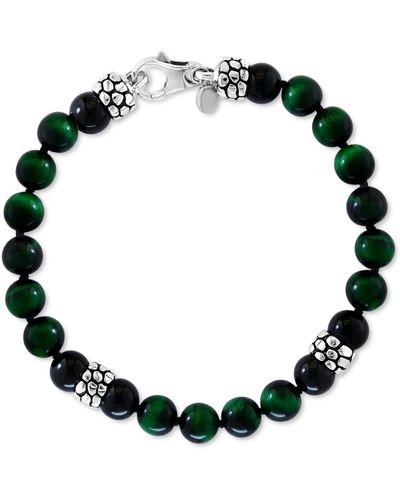 Effy Effy Green Tiger Eye & Onyx Bead Bracelet - Multicolor