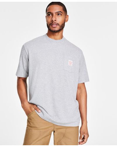 Levi's Workwear Relaxed-fit Solid Pocket T-shirt - White