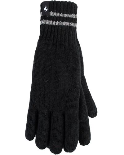Heat Holders Worxx Richard Flat Knit Gloves - Black