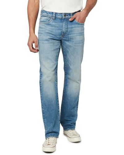 Buffalo David Bitton Relaxed Straight Driven Stretch Jeans - Blue