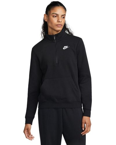 Nike Sportswear Club Fleece 1/2-zip Sweatshirt - Blue