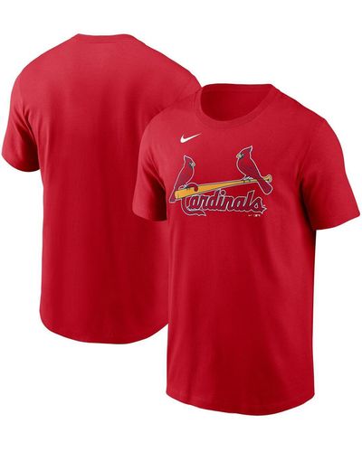 Nike St. Louis Cardinals Fuse Wordmark T-shirt - Red