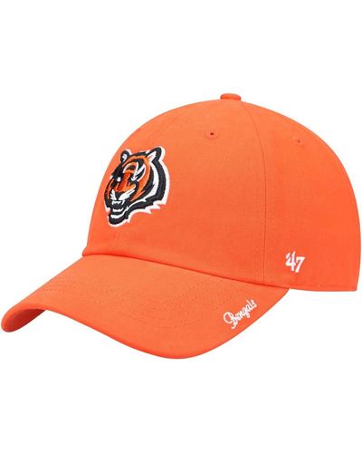 '47 Cincinnati Bengals Miata Clean Up Secondary Logo Adjustable Hat - Orange