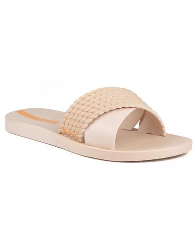 Ipanema Street Ii Water-resistant Slide Sandals - Pink