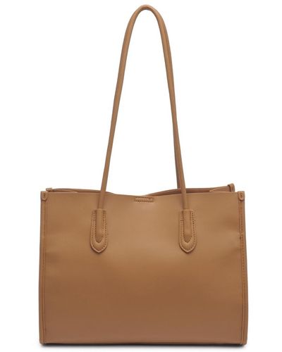 Urban Expressions Sidney Smooth Tote - Brown