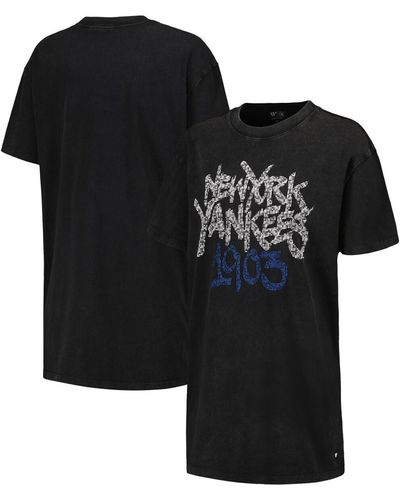 The Wild Collective New York Yankees T-shirt Dress - Black