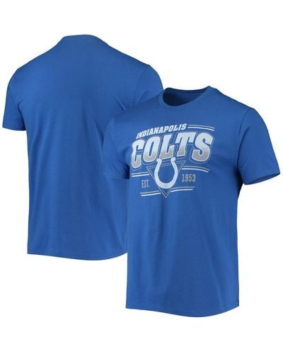 Junk Food Indianapolis Colts Throwback T-shirt - Blue