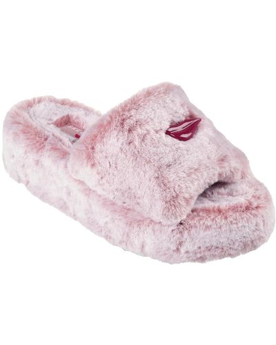 Skechers Diane Von Furstenberg Dvf Cozy Wedge- Love Notes Slide Sandals From Finish Line - Pink