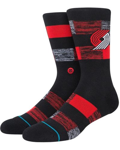 Stance Portland Trail Blazers Cryptic Crew Socks - Red
