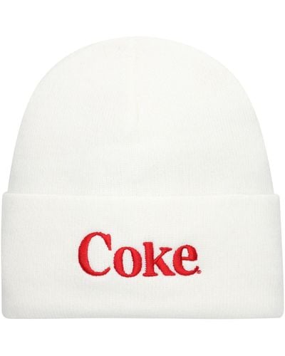 American Needle Coca-cola Cuffed Knit Hat - White