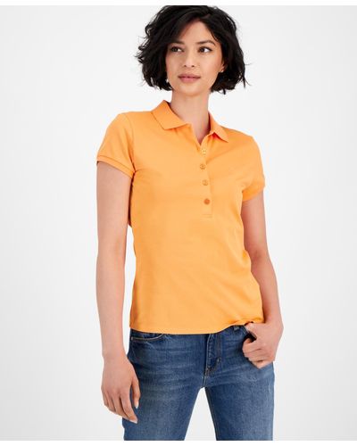 Guess Short-sleeve Polo Shirt - Orange