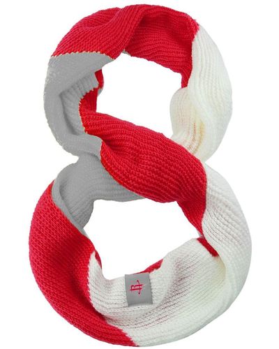 FOCO Houston Rockets Color Block Knit Infinity Scarf - Red