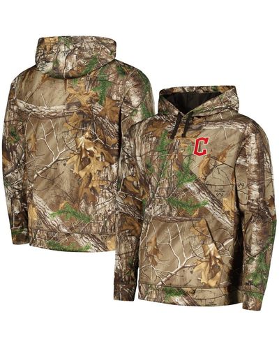 Dunbrooke Cleveland Guardians Champion Realtree Pullover Hoodie - Metallic