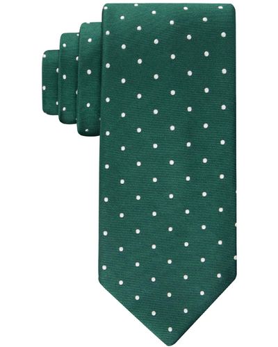 Tommy Hilfiger Festive Dot Tie - Green