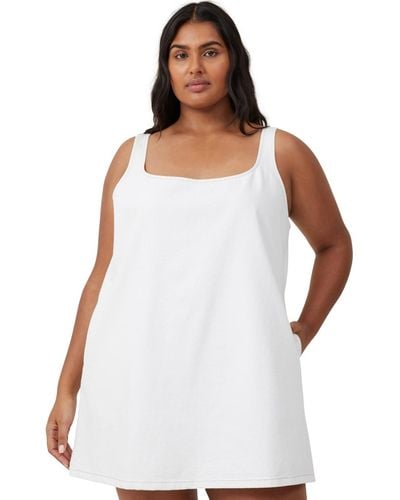 Cotton On Charlie Denim Mini Dress - White