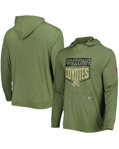 Levelwear Arizona Coyotes Thrive Tri-blend Pullover Hoodie - Green