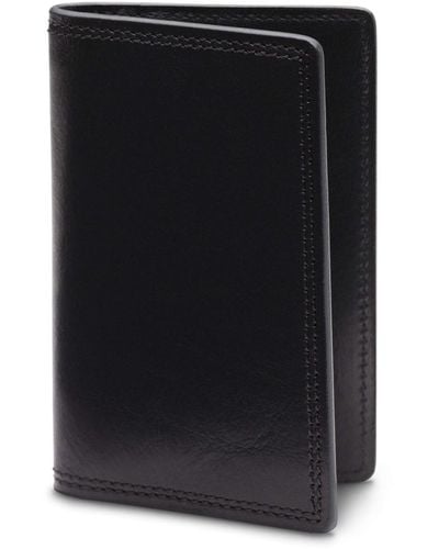 Bosca Old Leather Calling Card Case - Black