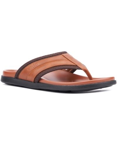 New York & Company Maxx Flip-flop Sandals - Brown