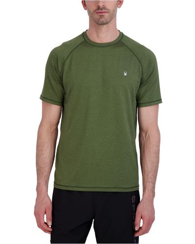 Spyder Standard Short Sleeves Rashguard T-shirt - Green