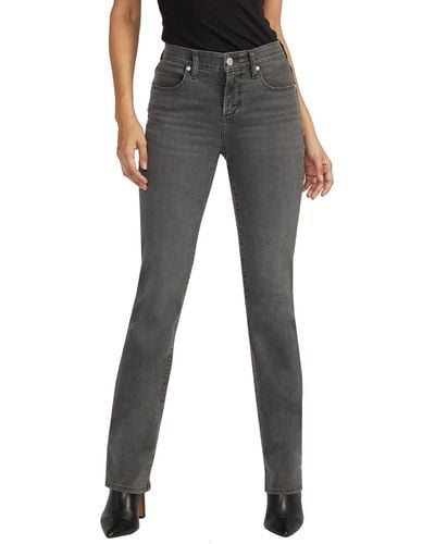 Jag Eloise Mid Rise Bootcut Jeans - Gray