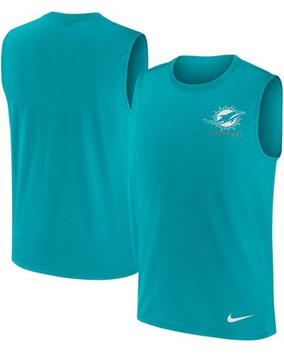 Nike Miami Dolphins Muscle Tank Top - Blue