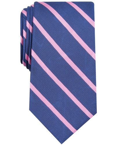 Club Room Stripe Tie - Pink