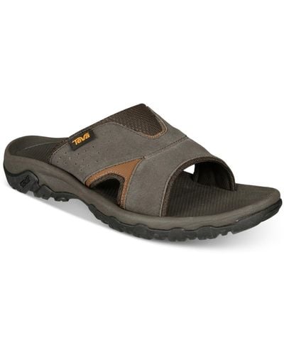 Teva Katavi 2 Water-resistant Slide Sandals - Brown