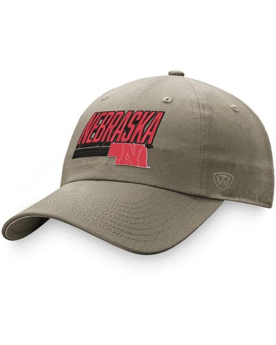 Top Of The World Nebraska Huskers Slice Adjustable Hat - Green