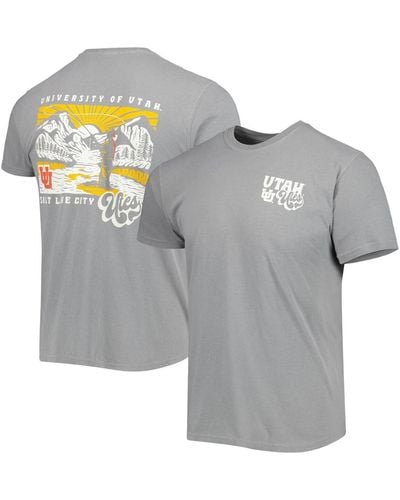 Image One Utah Utes Hyperlocal T-shirt - Gray