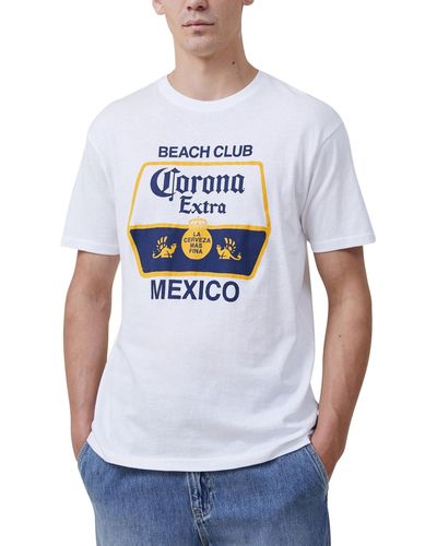Cotton On Corona Premium Loose Fit T-shirt - White