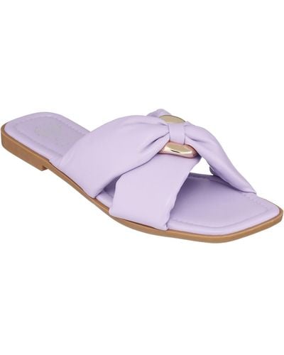 Gc Shoes Perri Slide Sandals - Purple