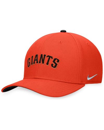Nike San Francisco Giants Classic99 Swoosh Performance Flex Hat - Red