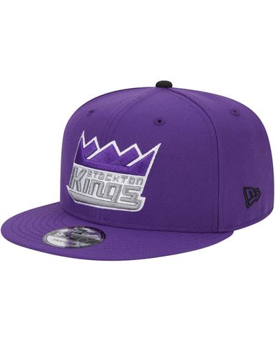 KTZ Stockton Kings On The Court 2023/24 Nba G League Draft 9fifty Snapback Hat - Purple