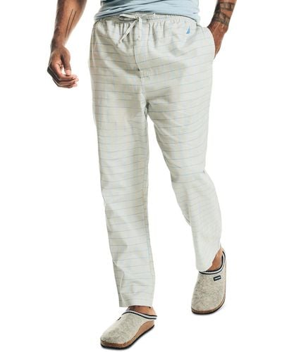 Nautica Plaid Pajama Pants - Blue