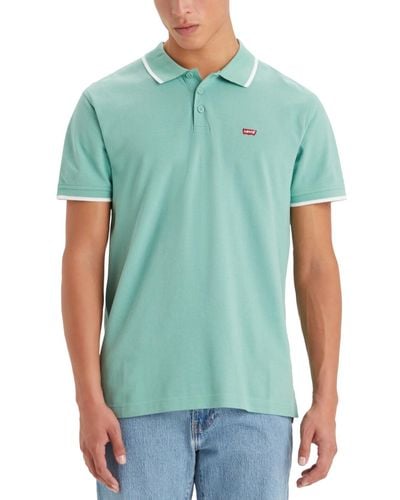 Levi's Housemark Standard-fit Tipped Polo Shirt - Green
