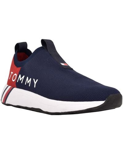 Tommy Hilfiger Aliah Sporty Slip On Sneakers - Blue