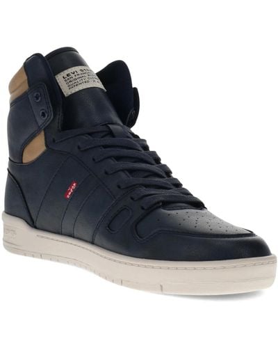 Levi's Bi High-top Ivy Lace-up Sneakers - Blue