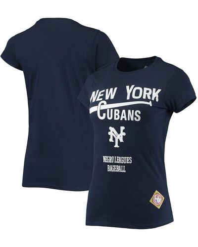 Stitches New York Cubans Negro League Logo T-shirt - Blue