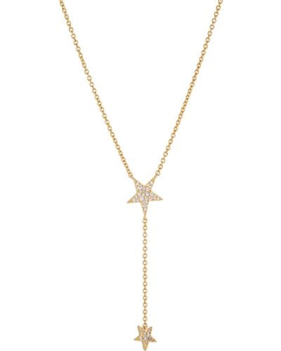 AVA NADRI Star Pendant Y Necklace - Metallic