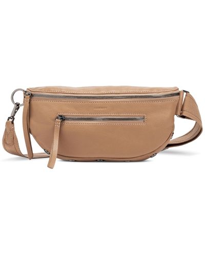 Hammitt Charles Leather Crossbody Belt Bag - Natural