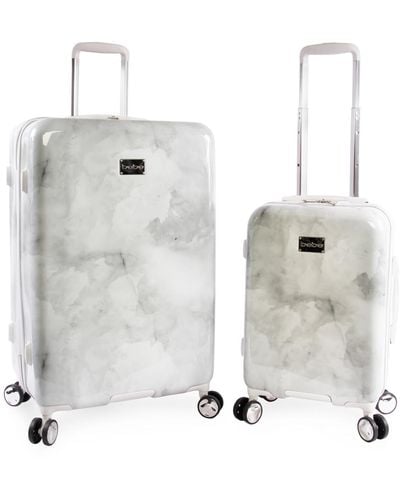Bebe Lilah 2-pc. Hardside luggage Set - White