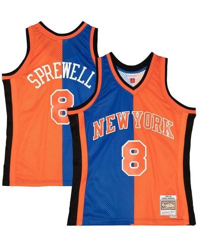 Latrell Sprewell New York Knicks Mitchell & Ness 1998-99 Hardwood Classics  Reload 3.0 Swingman Jersey - White