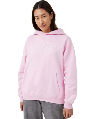 Cotton On Hoodie Sweater - Pink